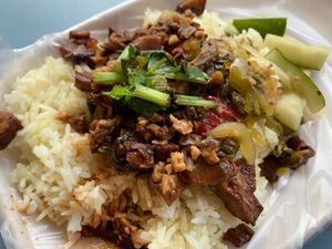 Lu rou fan at Koushui Zhai 口水齋 in Northeast Singapore