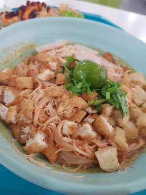 Mee siam at TYY Veggie in Northeast Singapore
