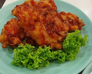 Fried Veggies Fritters at TYY Veggie in Northeast Singapore