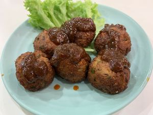 Mushroom Veggie Ball at TYY Veggie in Northeast Singapore