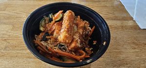 tofu bibimbap (vegan) at Chico & Chang in Macon