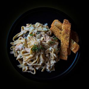 Pasta at Lovage at the Gate Lodge Cafe in Boyle