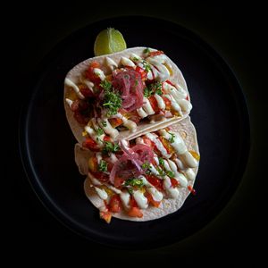 Taco at Lovage at the Gate Lodge Cafe in Boyle