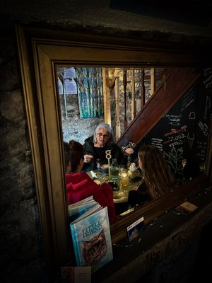 Inside at Lovage at the Gate Lodge Cafe in Boyle