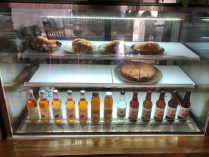 All of those drinks are locally made and sport unique flavours.  at Source Kitchen in Pemberton