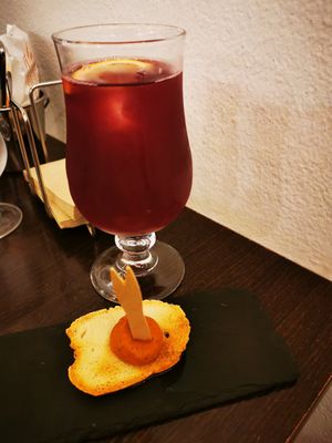 Hummus, on house at Arte de Tapas in Antequera