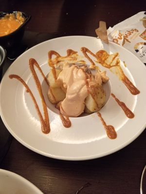 Patatas bravas at Arte de Tapas in Antequera