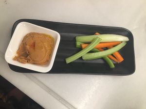 Ajopimiento de garbanza y verduras  at Arte de Tapas in Antequera