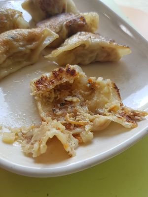 Skin too thick and pepperish at Yu Long Vegetarian - 玉龙素食 in Central Singapore