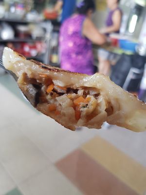 Guo tie at Yu Long Vegetarian - 玉龙素食 in Central Singapore