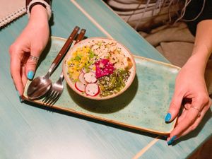 ramen at Indigo Shanti-Cafe in Uzhhorod