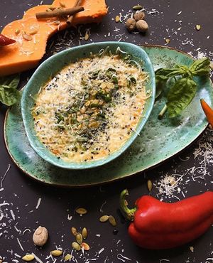 Pumpkin soup  at Indigo Shanti-Cafe in Uzhhorod