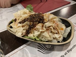 Tofu salad  at Lamian in Strasbourg