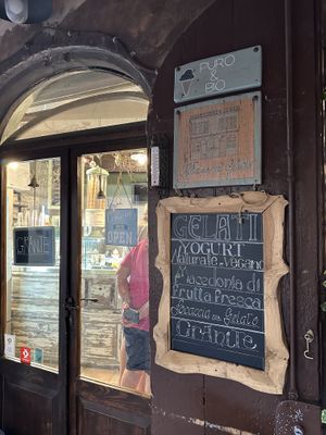   at Officina del Gelato in Urbino
