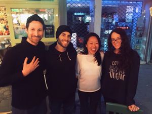 Meeting James Aspey!! at Beijing Vegan Community in Beijing