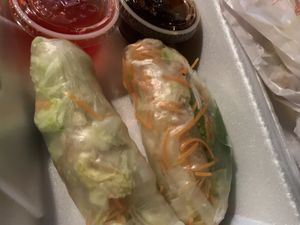 Vegetable soft rolls at China Dynasty in Dayton