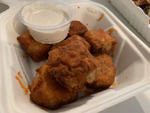 Wings at Angelhearts Donuts in Ithaca