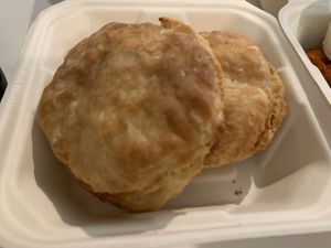 Biacuits at Angelhearts Donuts in Ithaca