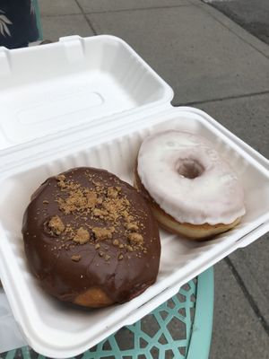 S’mores and classic donuts  at Angelhearts Donuts in Ithaca