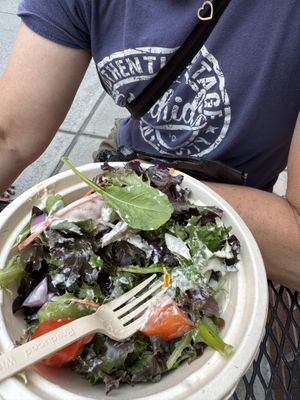 Salad  at Angelhearts Donuts in Ithaca