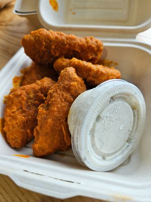 Buffalo nuggets at Angelhearts Donuts in Ithaca