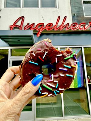   at Angelhearts Donuts in Ithaca