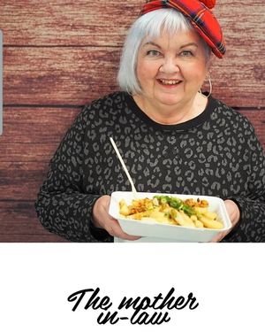 This is Hazel she likes things dirty . at Noo Moo Foods - Food Truck in Heidelberg West