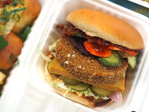 La Trobe Beets Burger at Noo Moo Foods - Food Truck in Heidelberg West