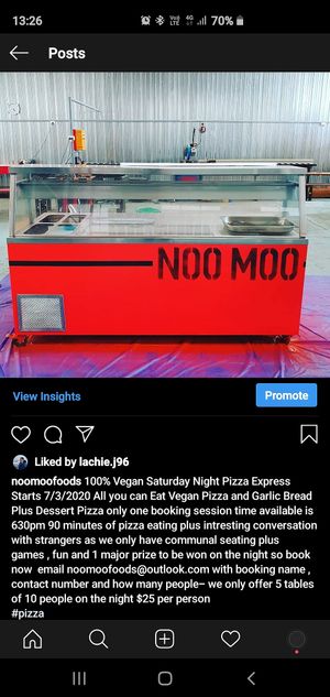 Pizza Night Starts 7th of March 630pm $25 per Head  at Noo Moo Foods - Food Truck in Heidelberg West