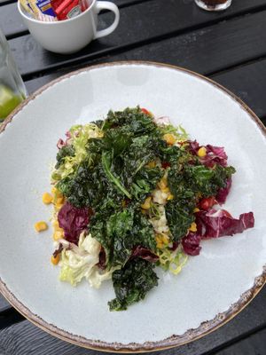 vegan salad  at The White Cross in Lancaster