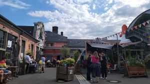 Dragshow on the hub at Ratelach in Esch-sur-alzette