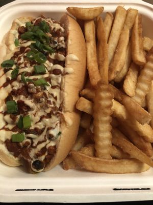 Netflix + Chili w/Fries  at Dead Beet Eats in Kansas City