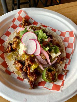 Vegan carne asada  at Dead Beet Eats in Kansas City