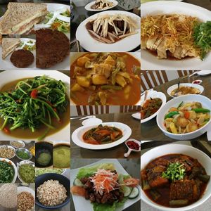 vegetarian foods at Nature Vegetarian Guest House in Malacca