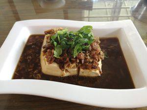bean curd at Nature Vegetarian Guest House in Malacca