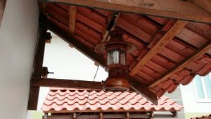 lighting  at Nature Vegetarian Guest House in Malacca