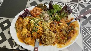 Chili & sausage  at Vegan Story in Lisbon