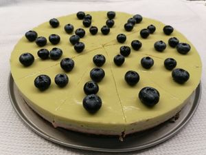 Cheesecake de avocado❤️ at Vegan Story in Lisbon