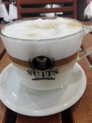 Latte at Vegan Story in Lisbon