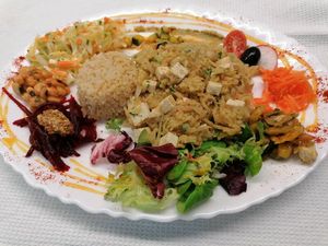 Tofu a brás 👌 at Vegan Story in Lisbon