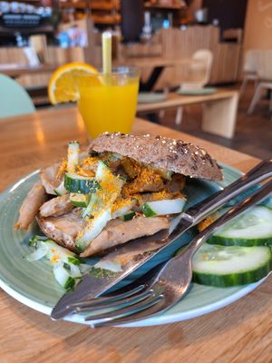 Veganer Bagel at Bagels & Beans in Zaandam