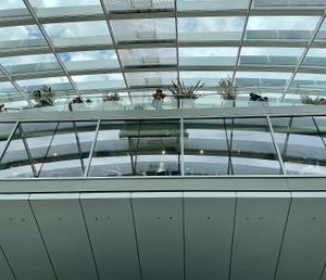 Darwin’s Brasserie…view from the Sky Harden  at Darwin Brasserie - Sky Garden in London