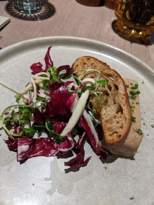 Chestnut pate at Darwin Brasserie - Sky Garden in London