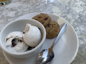 Cookies and ice cream!   at True Food Kitchen in Arlington