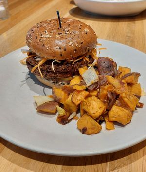 Vegan Teriyaki Burger at True Food Kitchen in Arlington