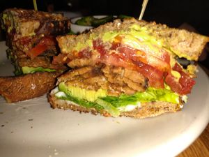 Tempeh, Lettuce and Tomatoes at True Food Kitchen in Arlington
