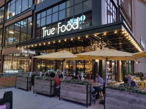 Outside at True Food Kitchen in Arlington