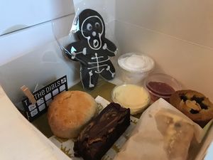 Halloween themed vegan high tea takeaway at T @ the dials in Brighton