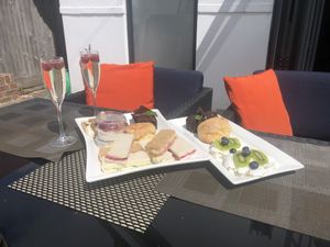 Vegan High tea delivery for queen’s birthday  at T @ the dials in Brighton