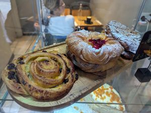 Pastries at T @ the dials in Brighton